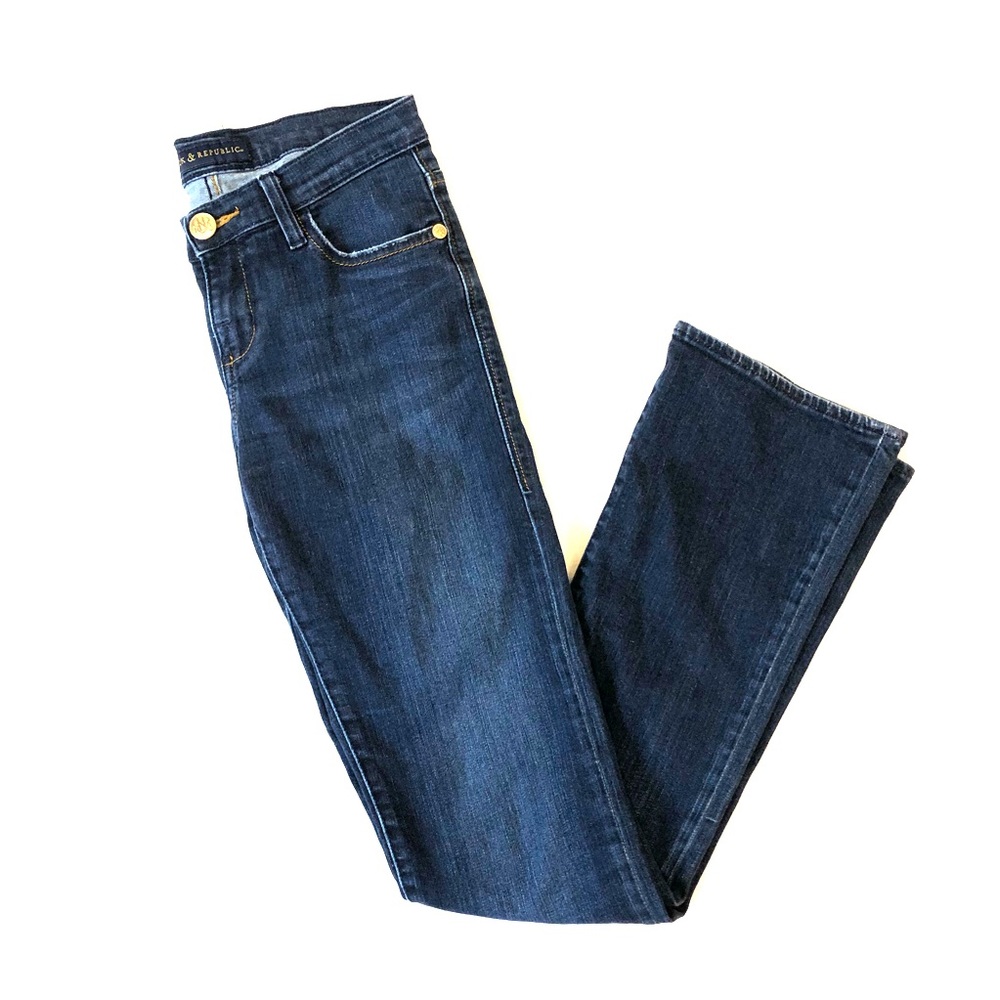 Rock & Republic Kasandra Bootcut Blue Jeans 4
